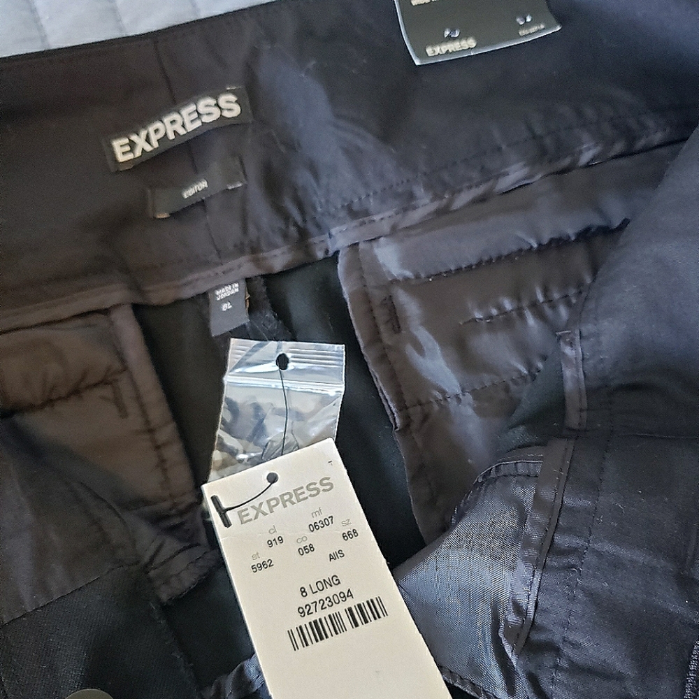 Express (Black) EDITOR pants 8L